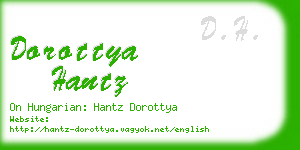 dorottya hantz business card
